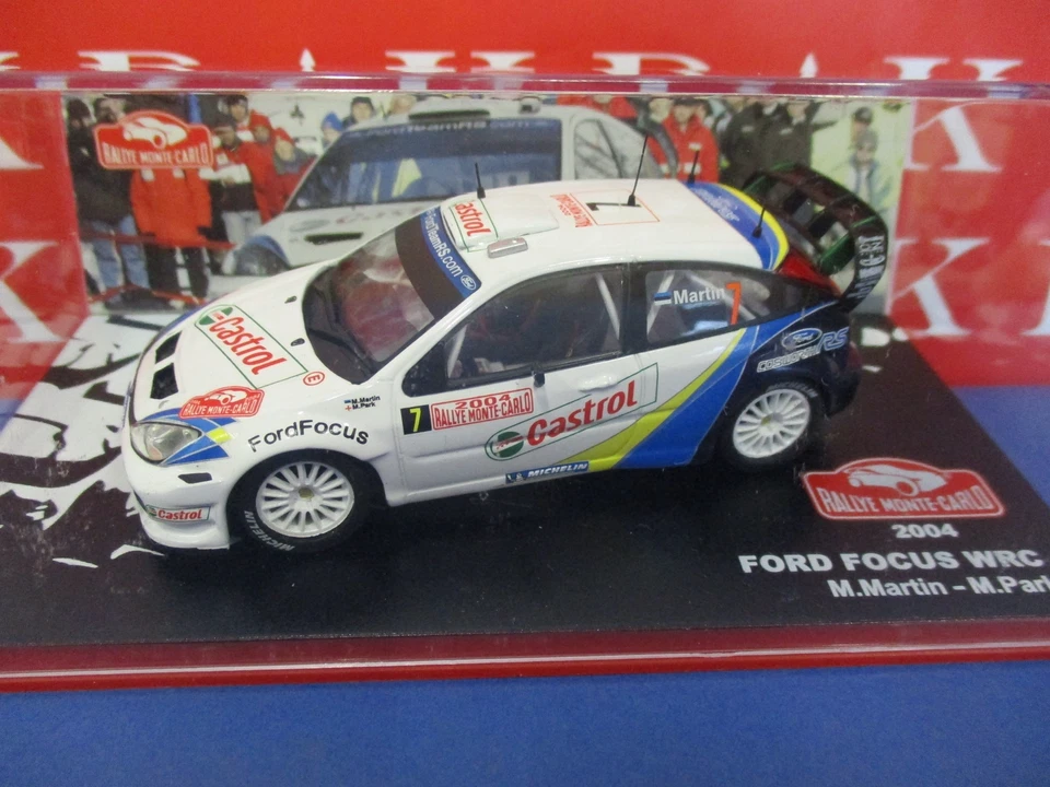 Die cast 1/43 Modellino Auto Ford Focus WRC Rally Monte Carlo 2004 M. Martin - Immagine 4 di 4