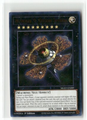 Yugioh Number 9: Dyson Sphere MGED-EN089 Rare 1st Ed NM | eBay