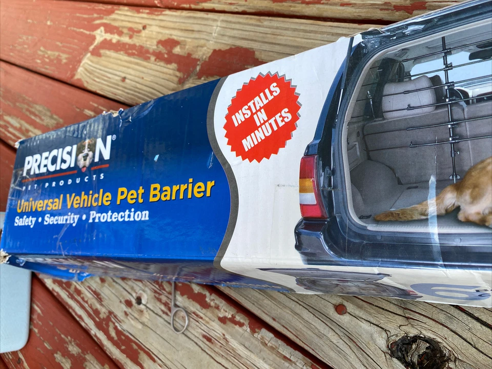 Precision Pet Universal 6-Bar Vehicle Pet Barrier Black 38.5"-69.5"w x 36"-57"h - Image 3 of 4