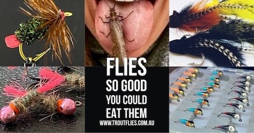 100 Guides Victoria fly fishing flies from Mike Tenner Fly Guide of 60 years - Picture 2 of 2