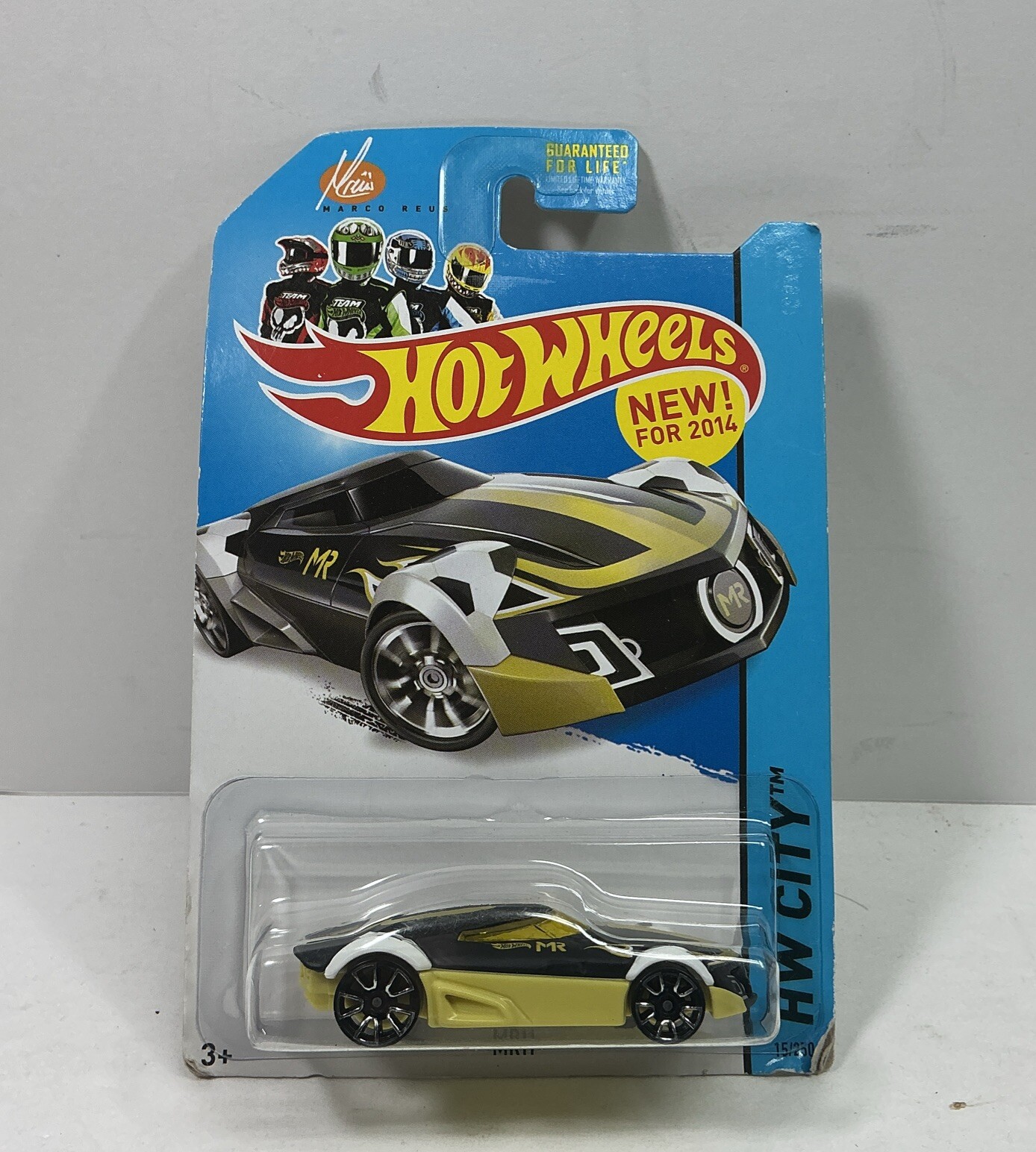 Hot Wheels HW City (2014) Yellow & Black MR11 Toy Car 15/250
