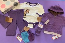 Babysoy Newborn Gift Set Bodysuit/Pants/Sock/Mittens/Hat/Gift Box - 3-6 months