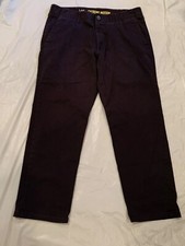 Lee Extreme Motion Straight Fit Grey Flat Front Men  s Pants 34x29