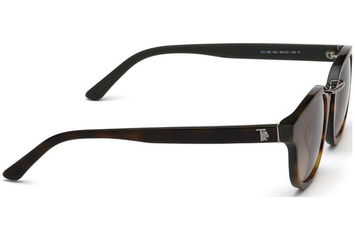 Tod's TO0149 56J Dark Tortoise Round Plastic Sunglasses Frame 50-22-145 TO 0149 - Picture 4 of 6