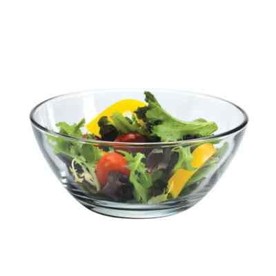 Anchor Hocking 86642 16 oz. Clear Glass Shallow Serving Bowl - 1 Doz