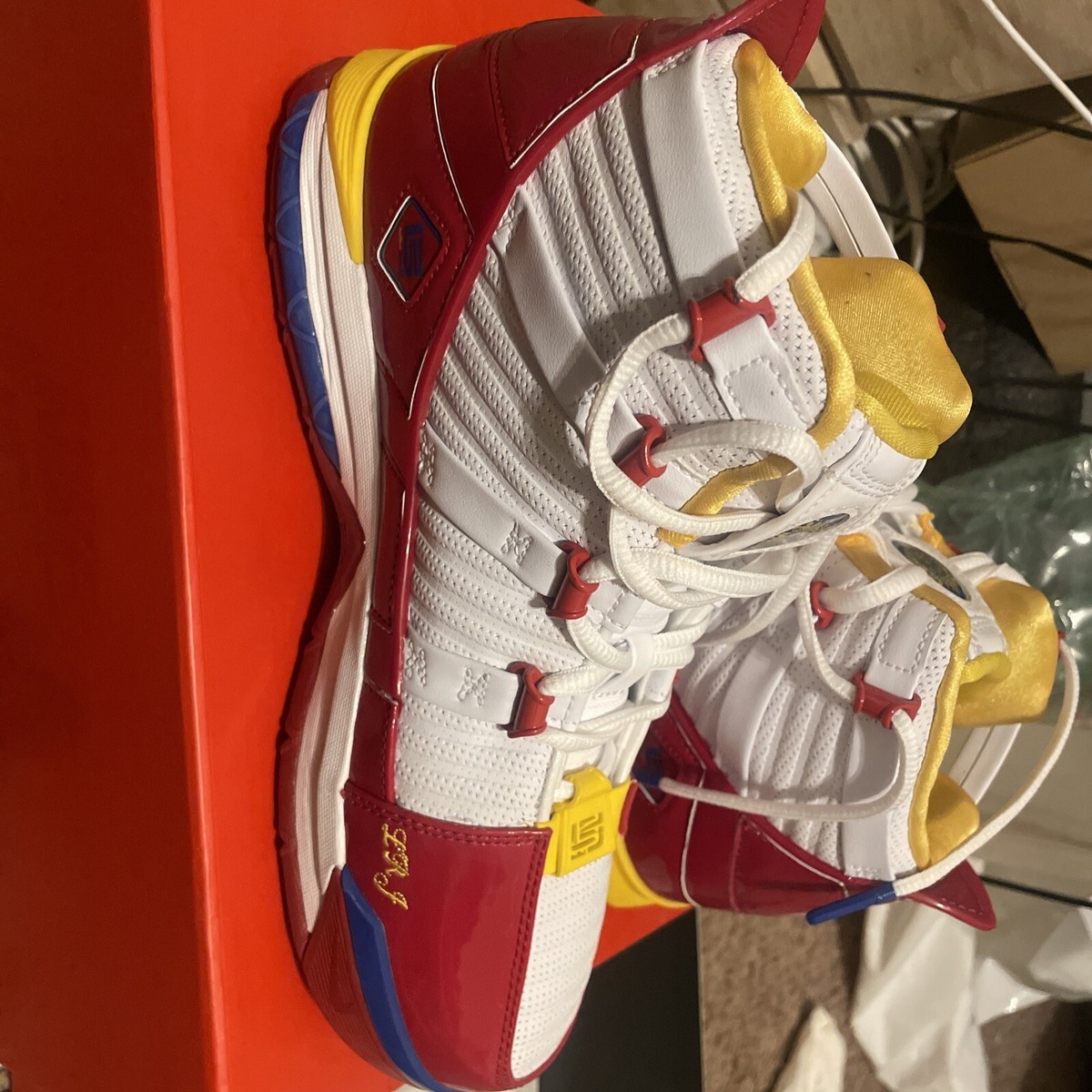 nike lebron 3 Orange