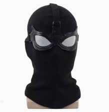 Spider-Man  Far From Home Cosplay Black Knitted Face Mask Halloween Party Prop