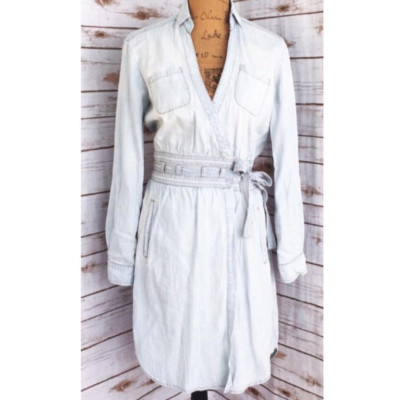 DVF   Current Elliott  Denim Wrap dress, sz 4 NEW