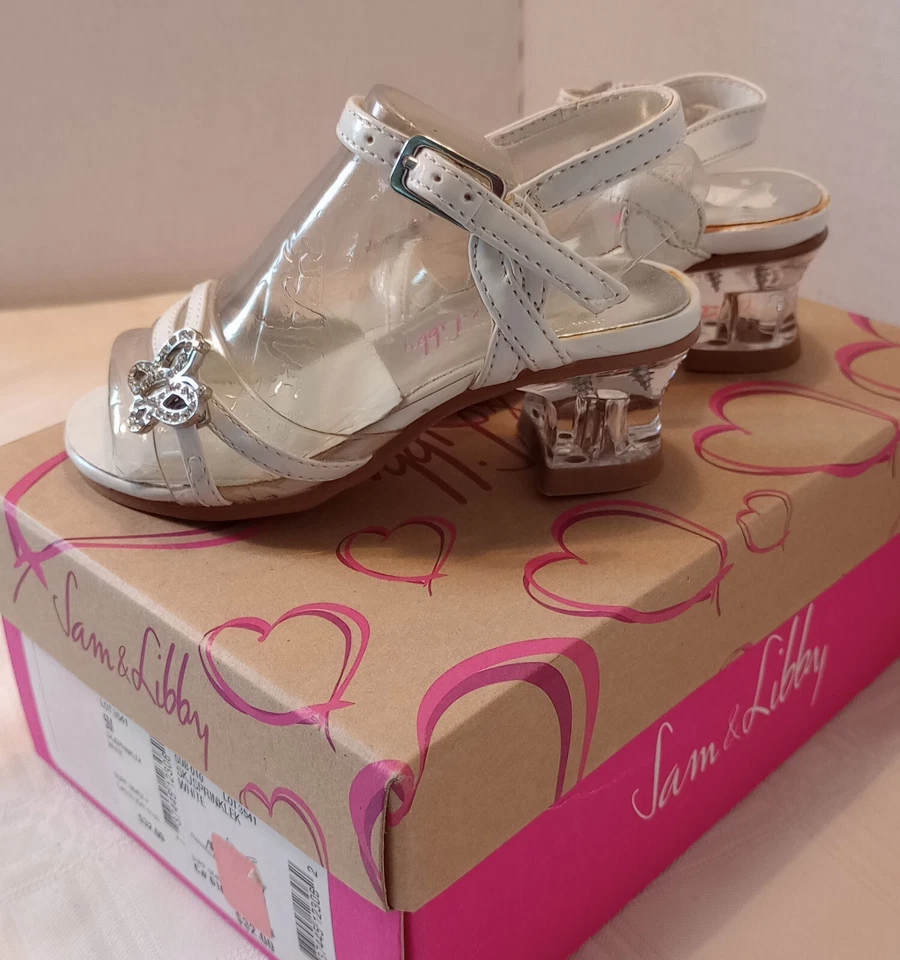 Zapatos de Boda/Vestidos Sam & Libby para Niños Pequeños 5T Nuevos en Caja Foto 3 de 4