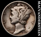 1939-D Silver Mercury Dime-Scarce Better Date No Reserve #G7504