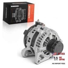 12V 125A 6-Groove Clutch Pulley Alternator - Clockwise