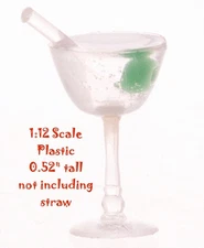 Dollhouse Miniature Faux Martini Drink 1:12 Scale Fast US Shipping
