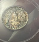 Toner 1958 P Quarter ANACS MS64 Toned Toning Tone Washington Philadelphia
