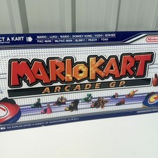 Retro Nintendo Mario Kart Arcade GP Marquee Sign Vintage Game Memorabilia