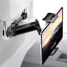 Car Headrest Holder Mount Stretchable Backseat Stand for , Car Seat Mounts wi...