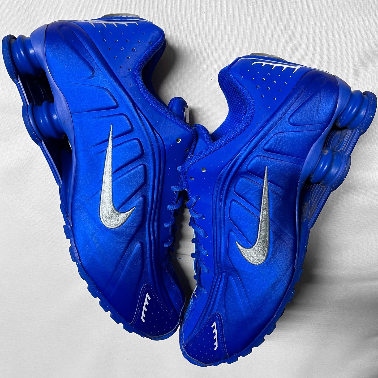 2024 Nike Air Max Shox TL R4 - Royal Racer Blue White - UK 9 / US 11