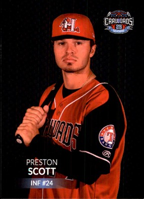 Preston Scott 2017 Choice Hickory Crawdads #22 RC FREE SHIPPING AutographDen