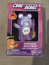 NEW, CARE BEARS HALLOWEEN SHARE BEAR LIGHT UP BLOCK FIGURE, 167 PIECES
