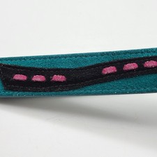 Fabulous vintage 90's Roper leather belt Western Rodeo Sz 34 whimsical