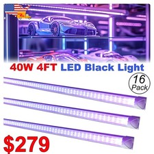 4Ft Led Black Light Bar for Glow Party Large Space Like Parties Halloween Clubs