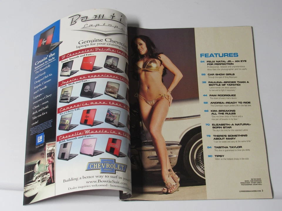 Lowrider Girls Magazine Aug. 2007 Bikini Babes sexy skimpy photos + FREE - Image 3 of 3