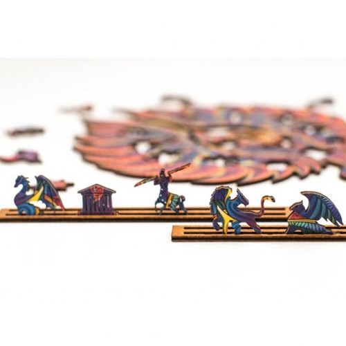 Fenix Unique Bois Puzzle Taille XL 600 Pièces 64x38 CM Par Fantasy Puzzles FP018 - Photo 4/11