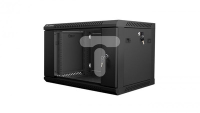 Szafka serwerowa wisząca 19'' 6U 600x450 czarna LANBERG /do zm