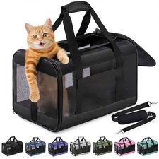 Airline Approved Cat Carrier, Soft-Sided Pet Transport for Small Dogs  Cats