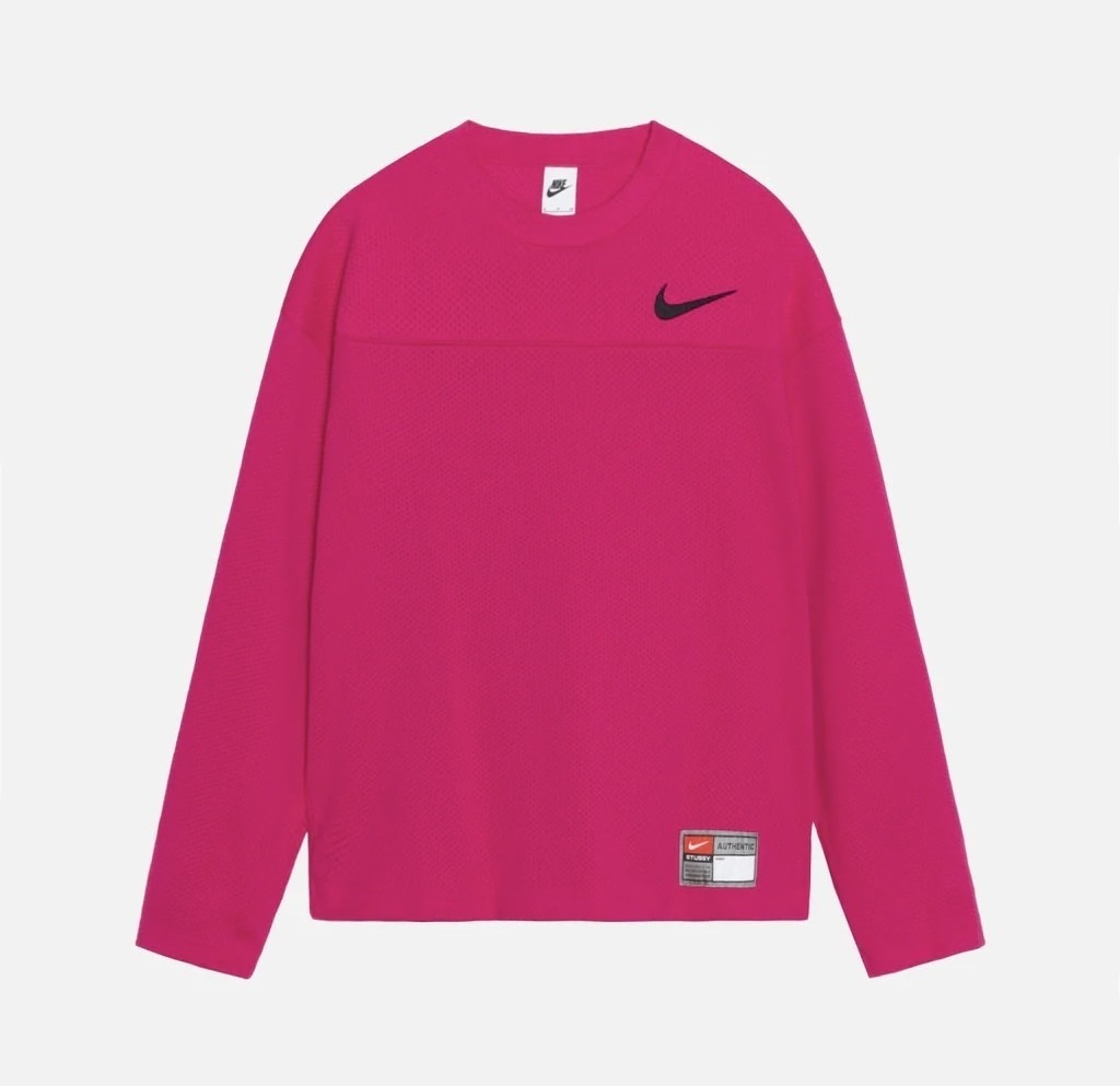 Nike Stussy Long Sleeve Top Pink | eBay