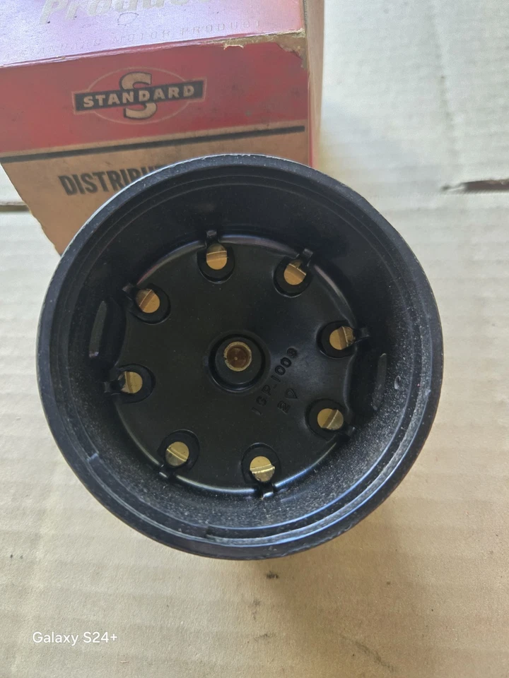 Tapa de distribuidor Packard 1935-48 Chrysler 1942 Nash 1949 Lincoln 1940-54 8 cilindros Foto 2 de 2