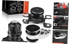 3PCS Engine Motor Mount and Transmission Mount Set Compatible with Ford