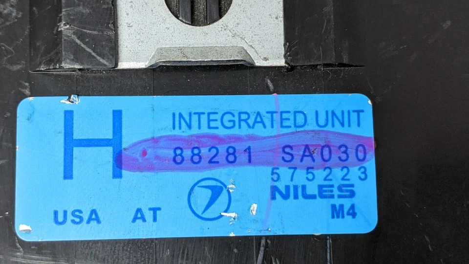 2003 - 2005 Subaru Forester Integrated Multifunction Control Module 88281-SA030 - Image 2 of 2