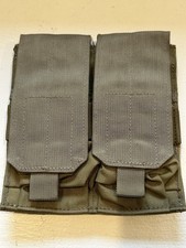 Eagle Industries US Military Double Mag Pouch MP2-M4/2-MS Khaki No Date Stamp