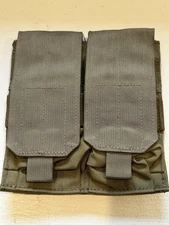Eagle Industries US Military Double Mag Pouch MP2-M4/2-MS Khaki No Date Stamp