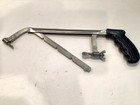 VINTAGE ADJUSTABLE 15" HACK SAW - NO BLADES HOLDS 8" 10" 12" BLADES MADE IN USA — photo 1