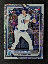 2024 Bowman Chrome Draft NICK MITCHELL 77/200 1st Sparkles Refractor #BDC-114