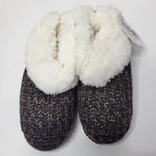 Luk Ees By Muk Luks Women's Medium Size 7-8 Slippers Brown