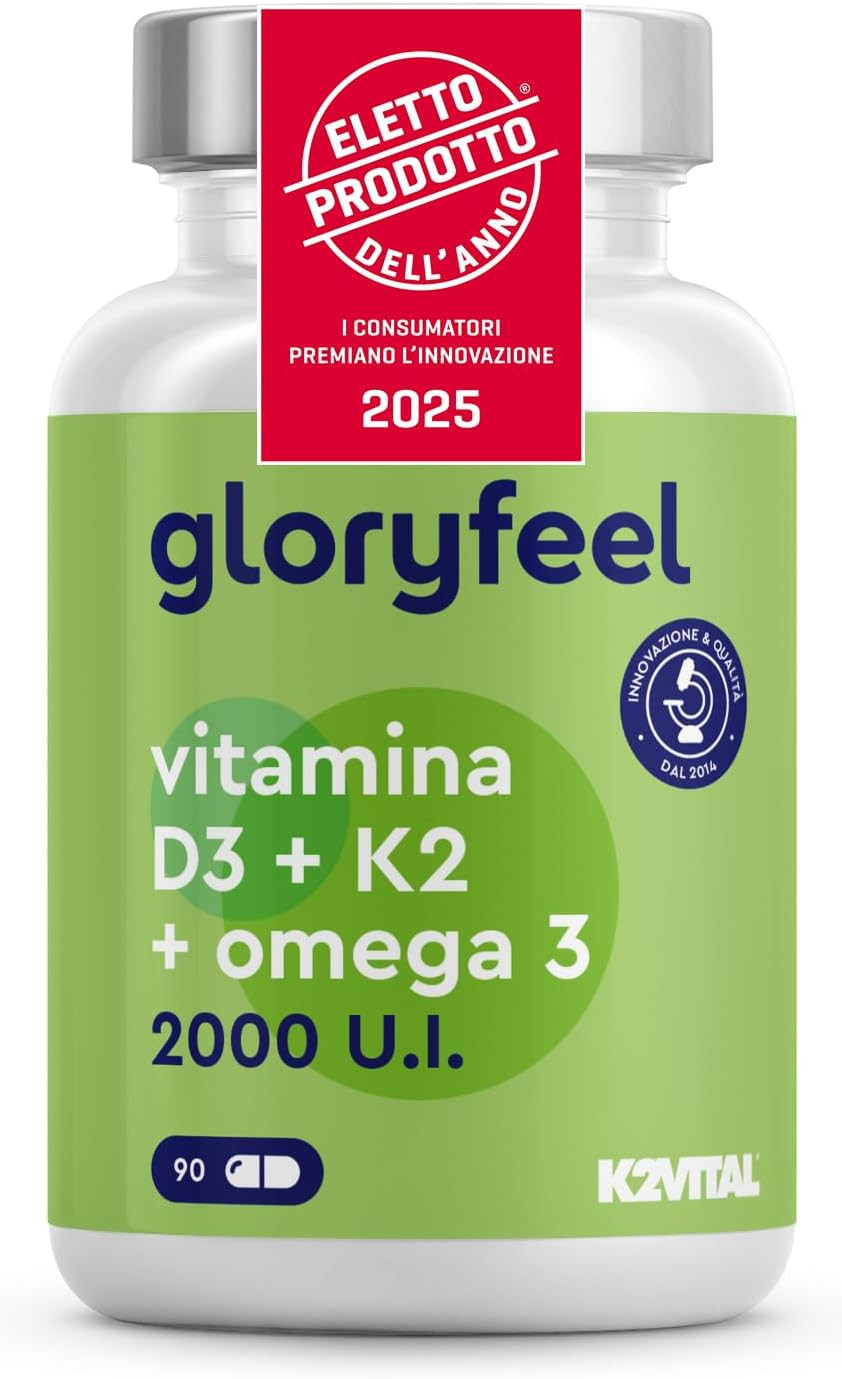 Integratore D3+K2+Omega 3 Softgel 90 capsule | Performance 2025
