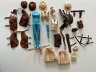 Johnny West And Jane West Vintage Action Figure Parts And Accessories