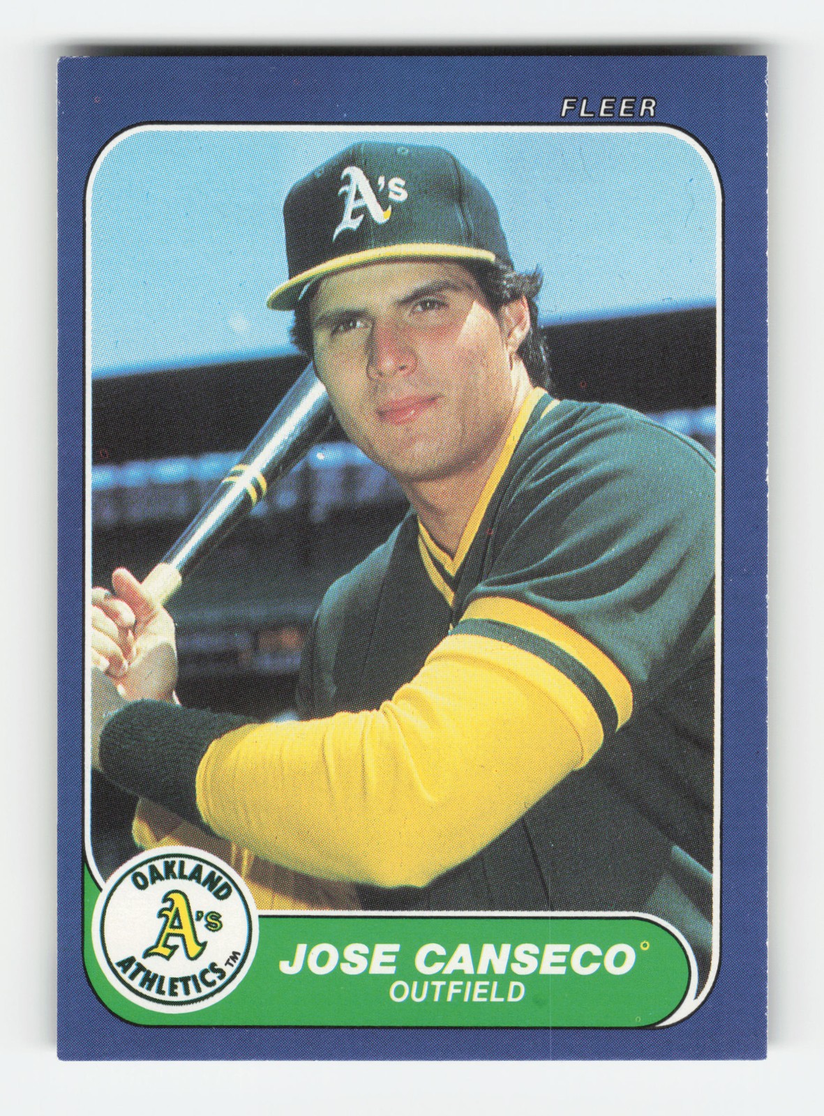 1986 Fleer Update #U-20 Jose Canseco Near Mint or Better