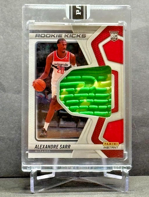 Alexandre Sarr #7/10 RC - 2024-25 Panini Instant ROOKIE KICKS #RK-2 Wizards