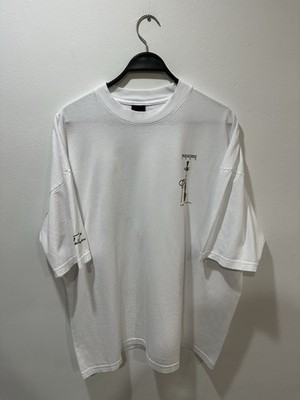 Mens Drake City Of Paradise Short Sleeve T Shirt White/Gold