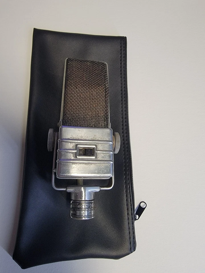 MICRÓFONO CINTA ALTA VELOCIDAD ELECTRO-VOICE V-1A HI-Z DE COLECCIÓN Foto 2 de 4
