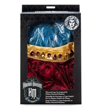 Disney Parks The Haunted Mansion Madame Leota Wig & Cape Adult Costume Halloween