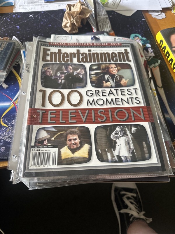 ENTERTAINMENT WEEKLY MAGAZINE #472 473 FEBRUARY 19 / 26 1999 (VG) 100 TV MOMENTS