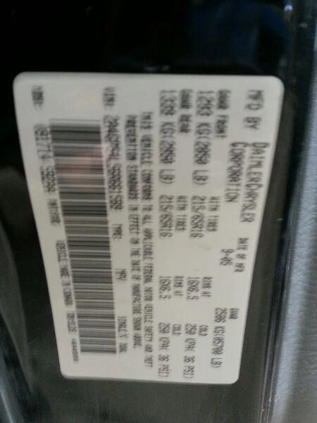 Windshield Glass Non-heated Fits 01-07 CARAVAN 1767089 - Image 4 of 4