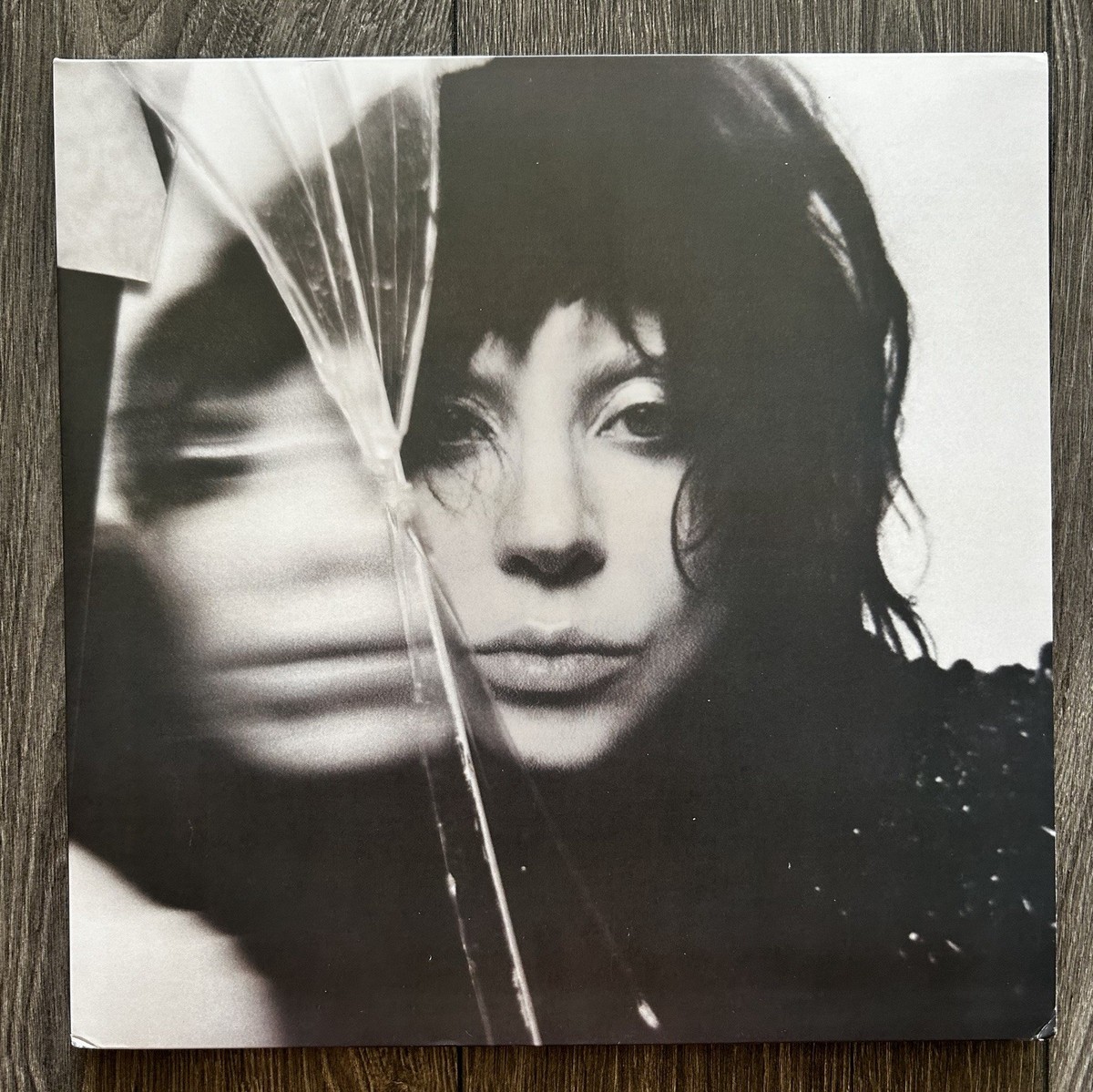 Lady Gaga Mayhem x Bad World Split Liquid Filled Vinyl LP Blood