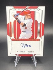 2025 National Treasures Yadier Molina Timeless Talents Holo Gold Auto 1/25