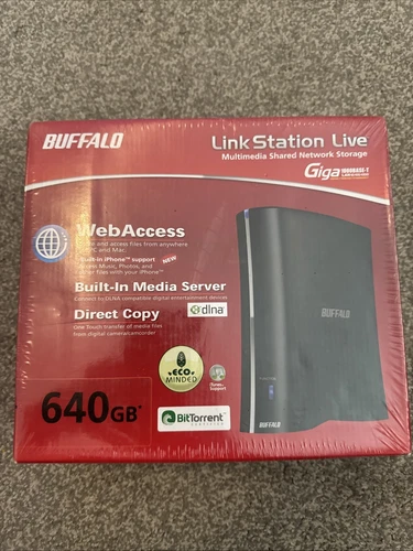 Buffalo Link Station Live 640gb BRAND NEW BOXED