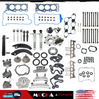 Timing Chain Head Gasket Set Fit 3.6L Chevrolet Tranverse Buick Enclave GM 09-16
